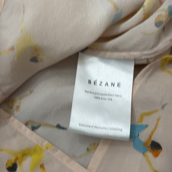 SÉZANE X G.KERO PIERRO SHIRT -silk super dancer blouse size 38 (6) rare find - Picture 9 of 10